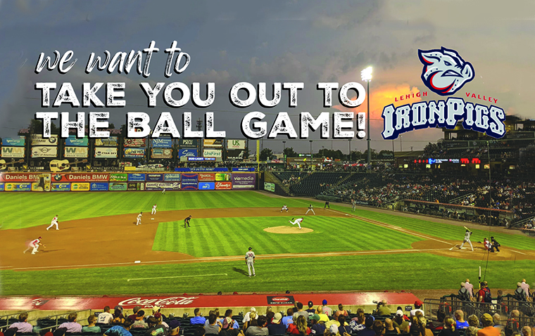 IronPigs Ticket Giveaway Flyer - Miller-Keystone Blood Center, Pennsylvania & New Jersey