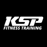 KSTP Fitness Training logo in white on a black background