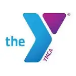 YMCA logo featuring a blue Y shape with a purple triangle and the word 'the' beside it.